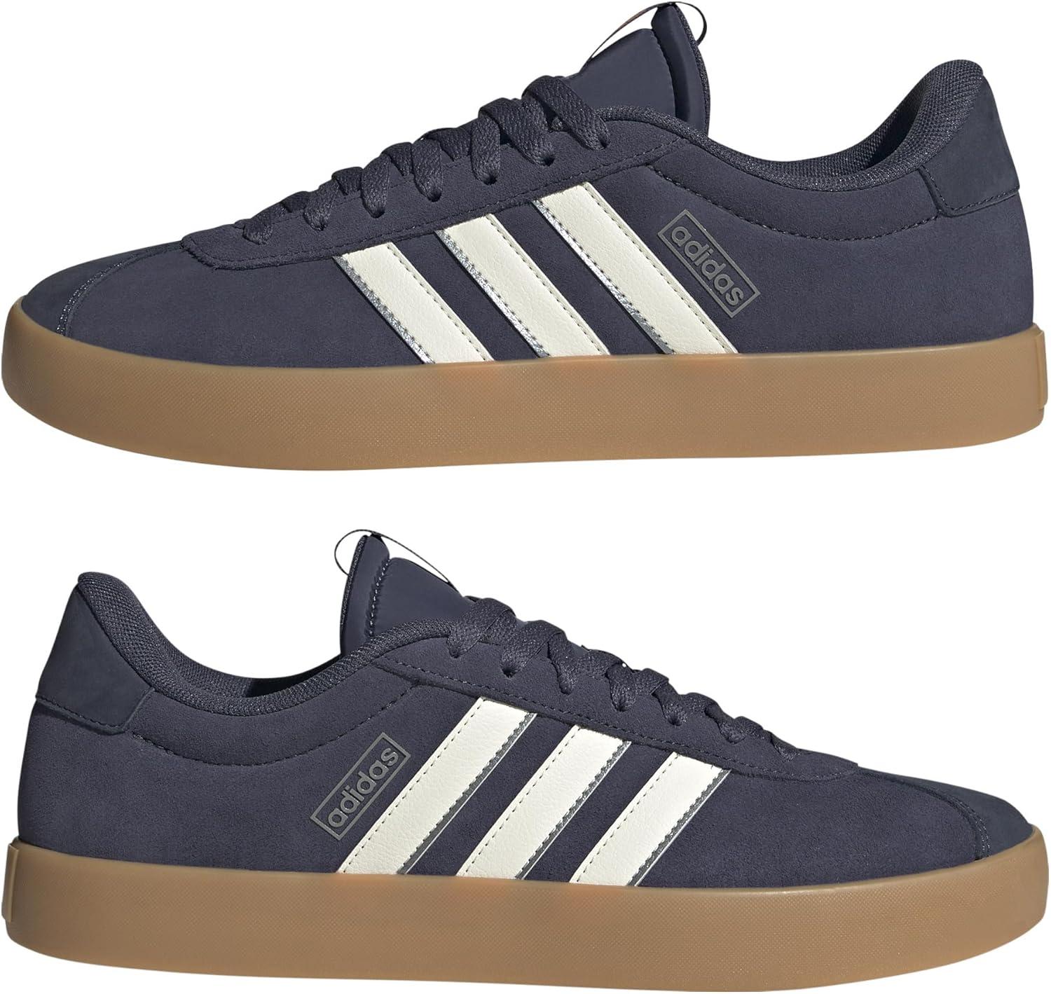 imageadidas Mens VL Court 30 ShoeShadow NavyOff WhiteInk