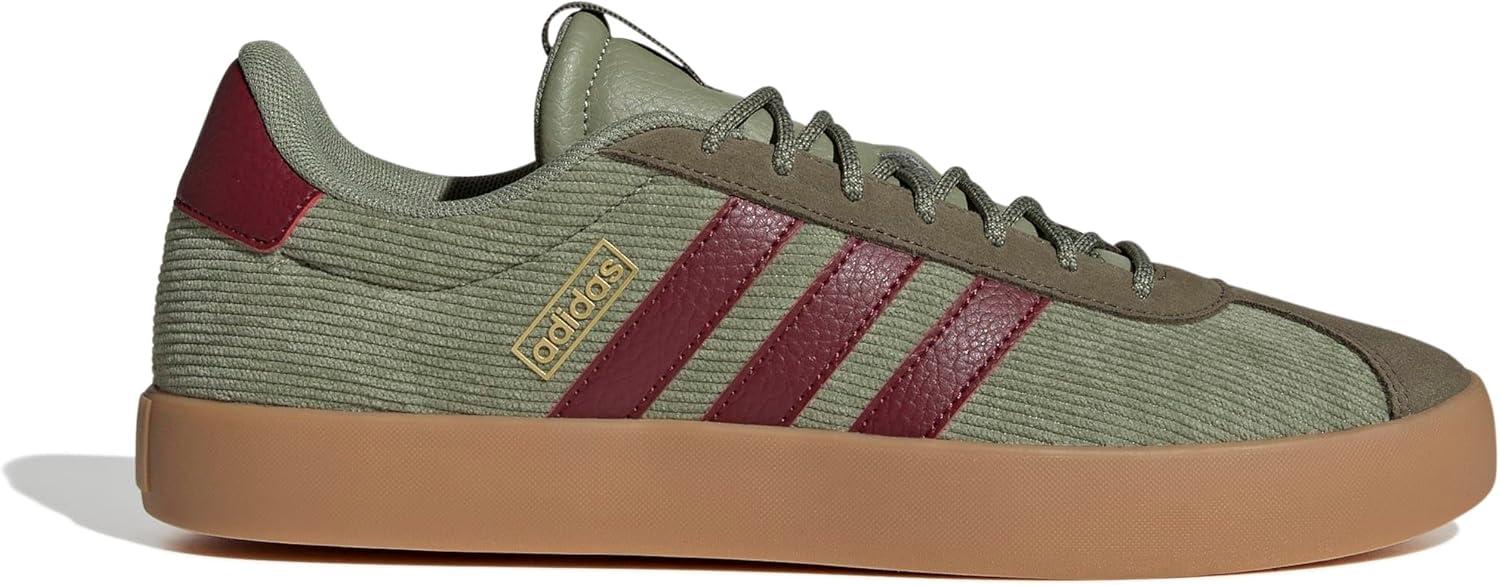 imageadidas Mens VL Court 30 ShoeTent Green Shadow Red Olive Strata