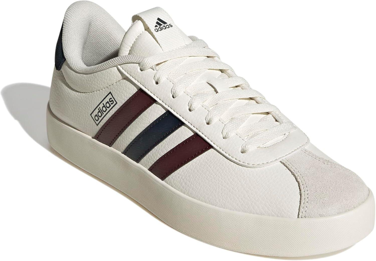 imageadidas Mens VL Court 30 ShoeWhiteAurora RubyAurora Ink