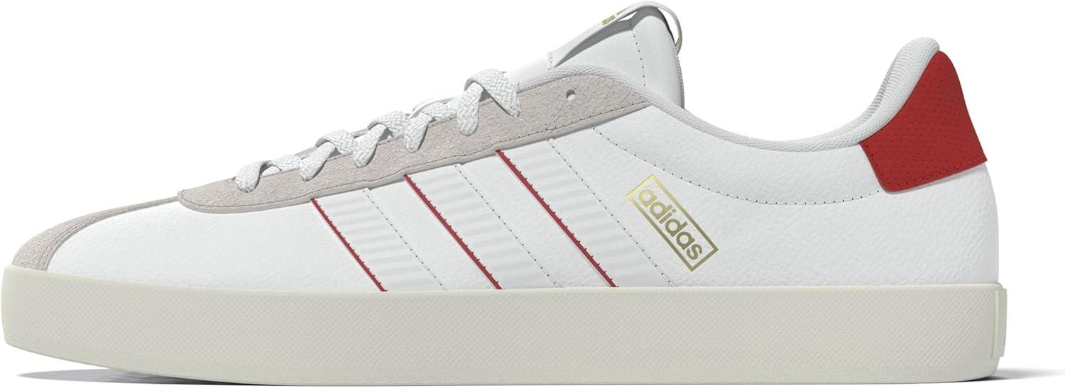 imageadidas Mens VL Court 30 ShoeWhiteCollegiate Red