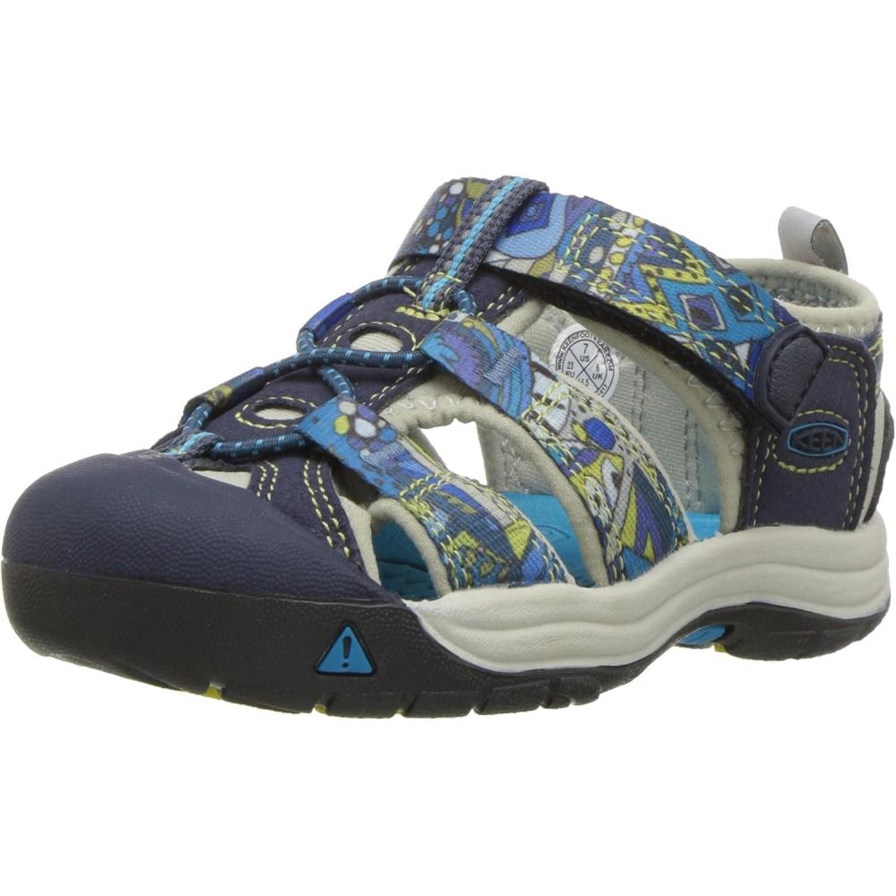 imageKEEN UnisexChild Newport H2 Closed Toe Water SandalsBlue Nights Print
