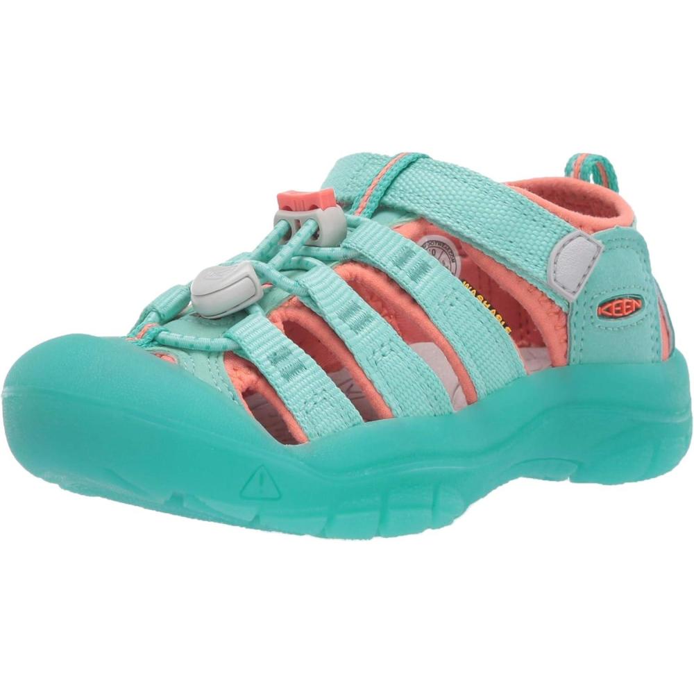 imageKEEN UnisexChild Newport H2 Closed Toe Water SandalsCockatooCoral