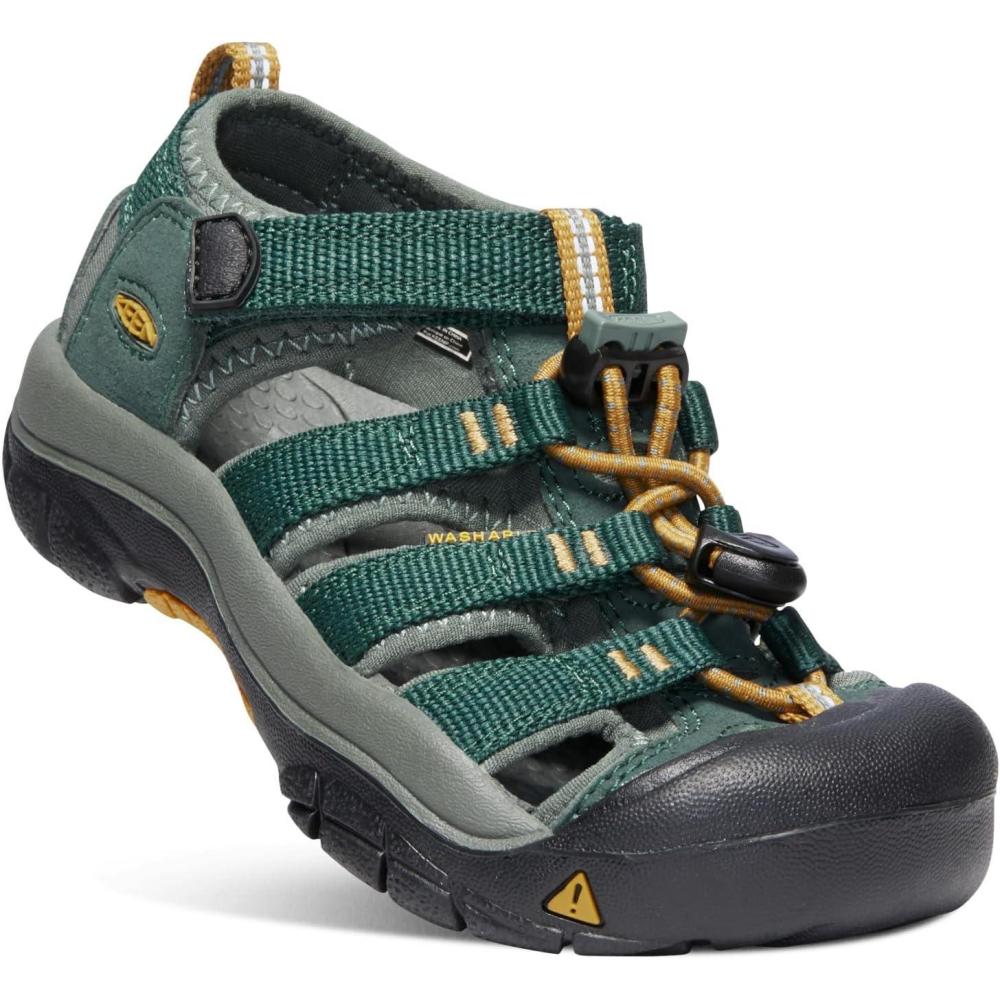 imageKEEN UnisexChild Newport H2 Closed Toe Water SandalsGreen GablesWood Thrush