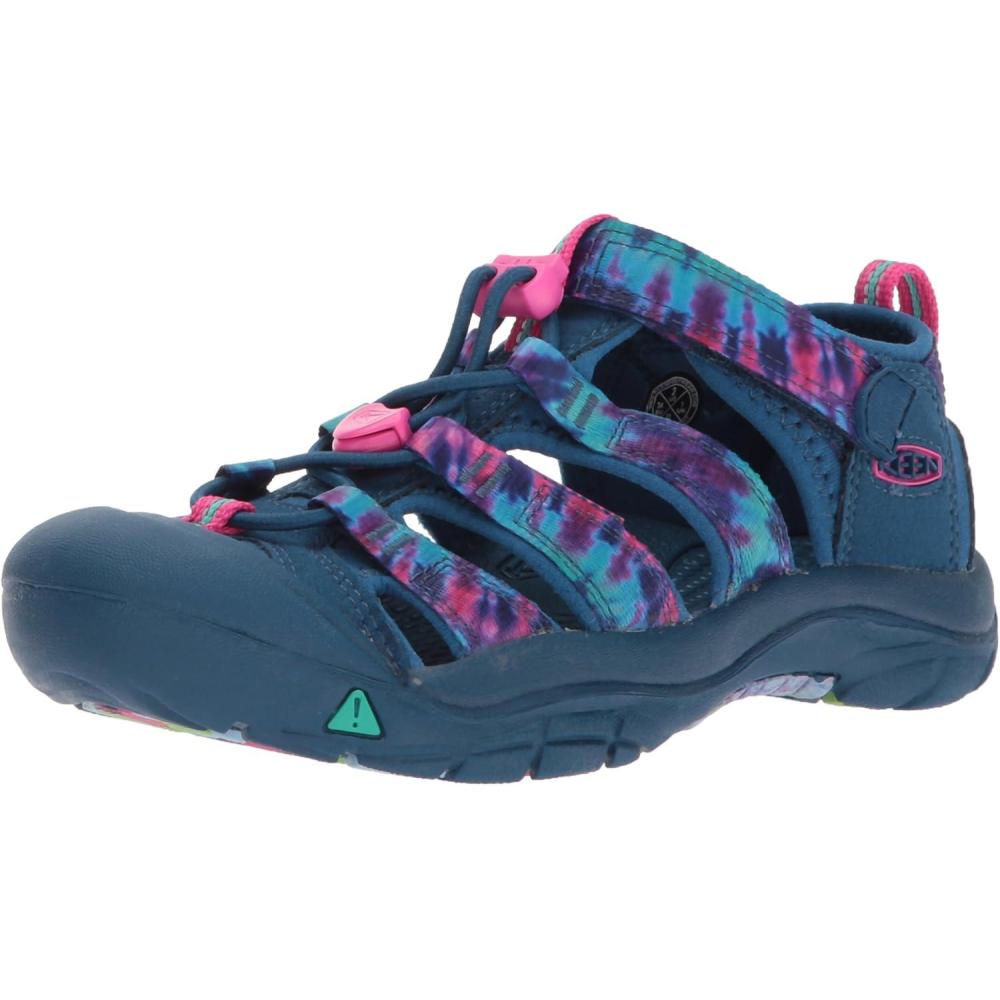 imageKEEN UnisexChild Newport H2 Closed Toe Water SandalsNavy Tie Dye