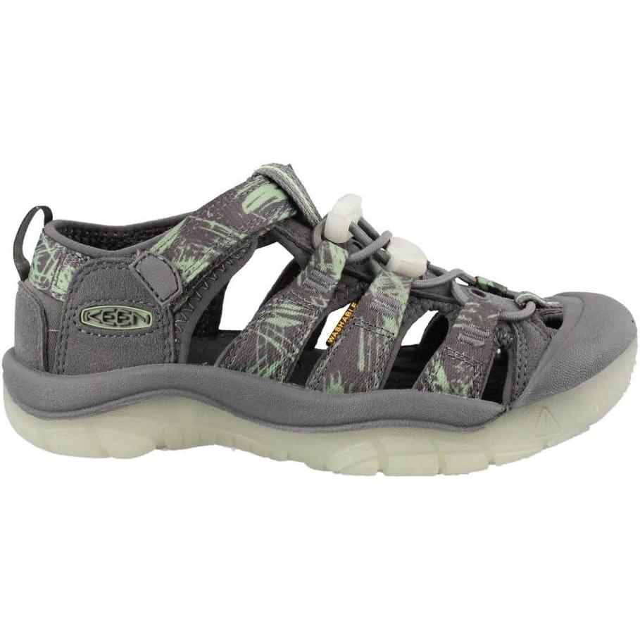 imageKEEN UnisexChild Newport H2 Closed Toe Water SandalsSteel GreyGlow