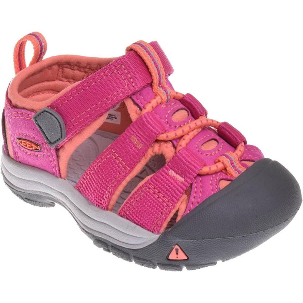 imageKEEN UnisexChild Newport H2 Closed Toe Water SandalsVery BerryFusion CoralOg