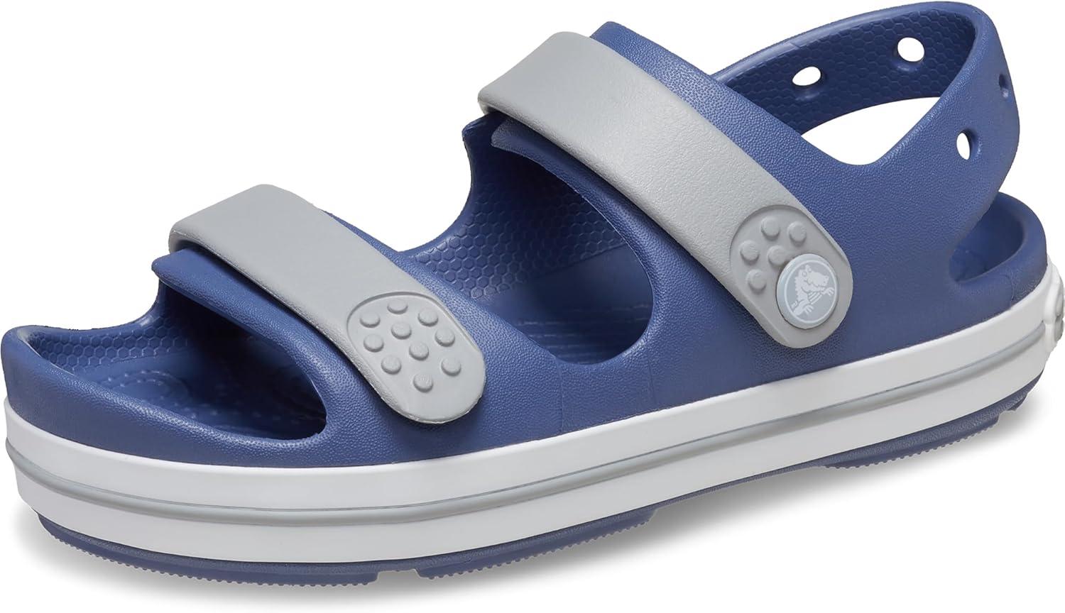 imageCrocs Kids Crocband Cruiser SandalsBijou BlueLight Grey
