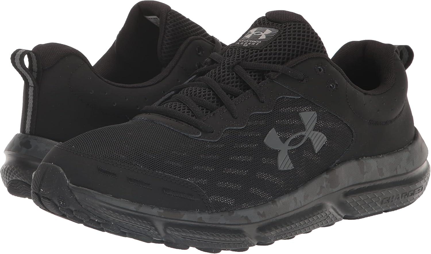 imageUnder Armour Mens Charged Assert 10 Shoes001 BlackBlackPitch Gray
