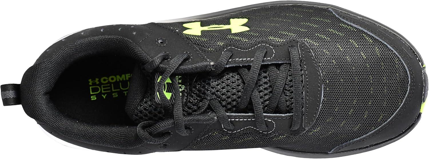 imageUnder Armour Mens Charged Assert 10 Shoes004 BlackBlackHigh Vis Yellow
