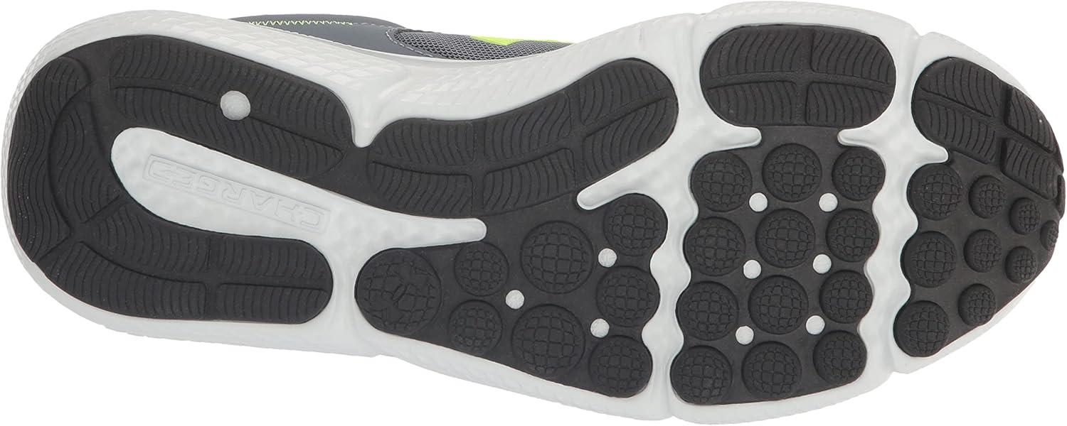 imageUnder Armour Mens Charged Assert 10 Shoes100 GravelGravelLime Surge
