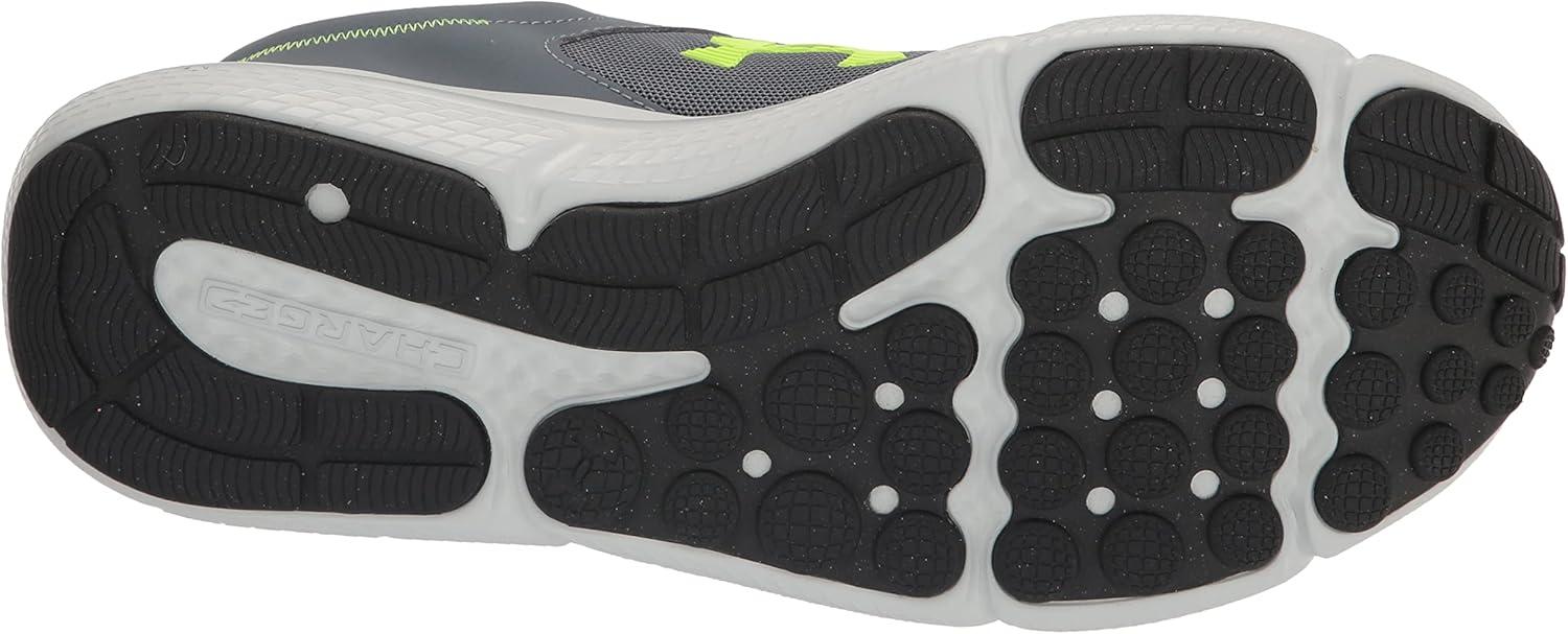 imageUnder Armour Mens Charged Assert 10 Shoes101 GravelGravelLime Surge