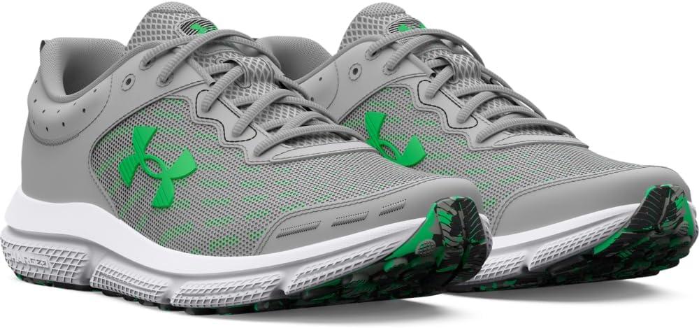 imageUnder Armour Mens Charged Assert 10 Shoes103 Mod GrayMod GrayGreen Screen