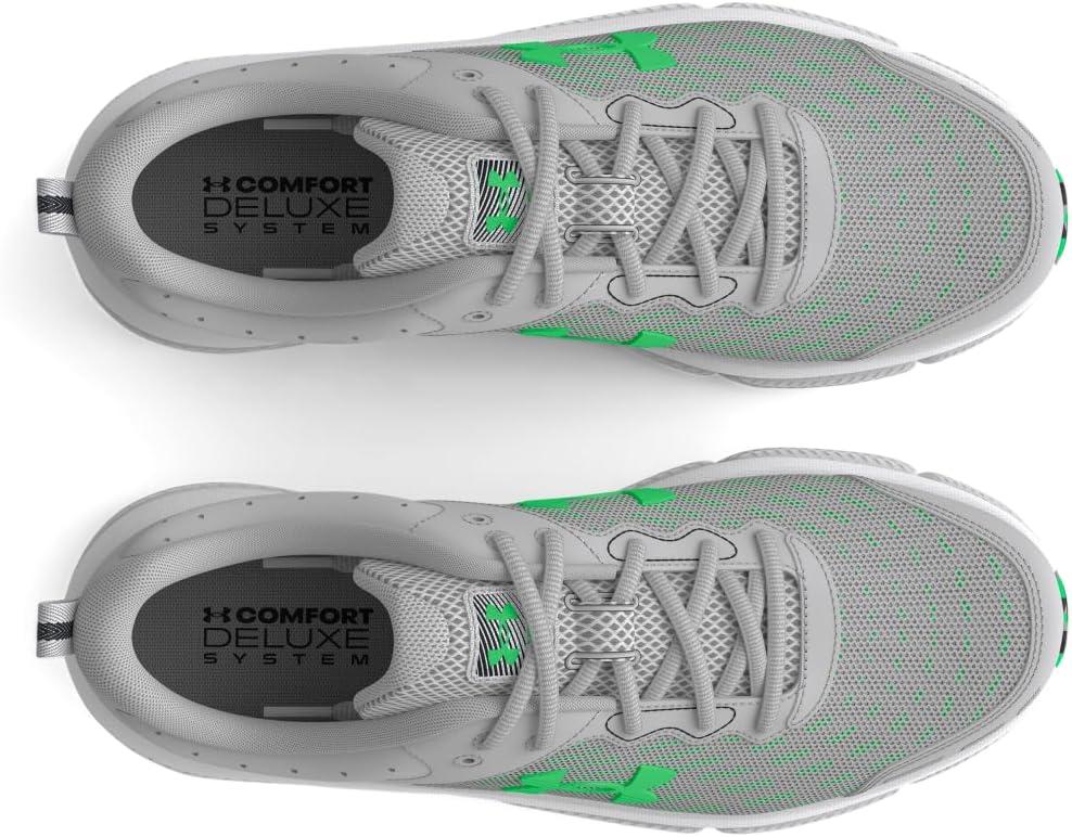 imageUnder Armour Mens Charged Assert 10 Shoes103 Mod GrayMod GrayGreen Screen