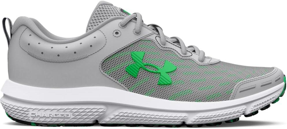 imageUnder Armour Mens Charged Assert 10 Shoes103 Mod GrayMod GrayGreen Screen