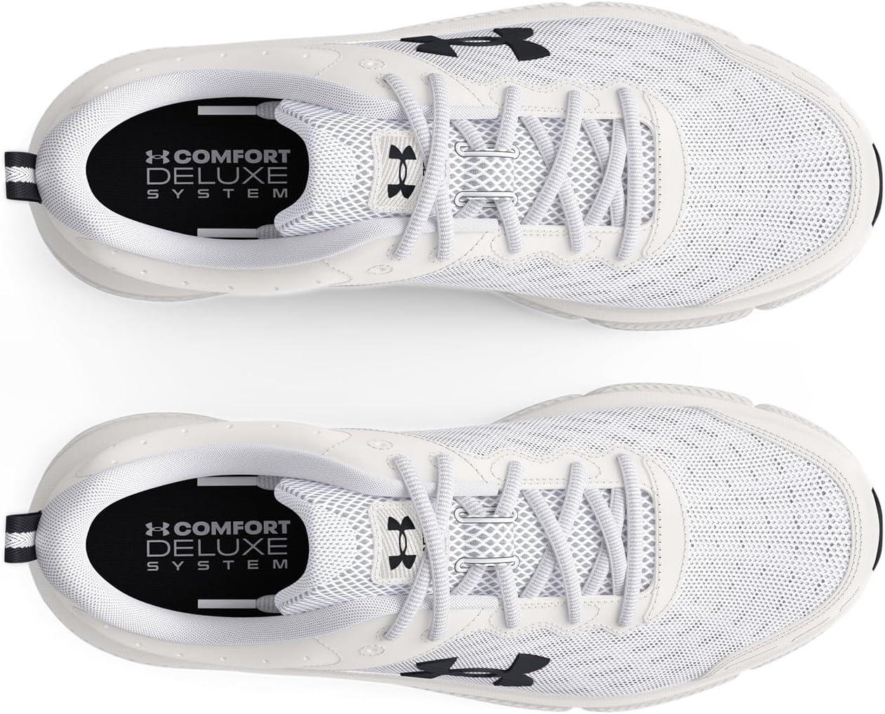 imageUnder Armour Mens Charged Assert 10 Shoes104 WhiteBlackBiancoNero