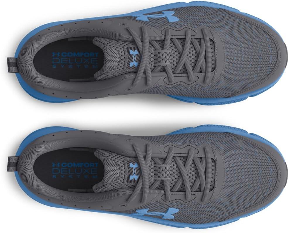 imageUnder Armour Mens Charged Assert 10 Shoes108 Titan GrayTitan GrayHorizon Blue
