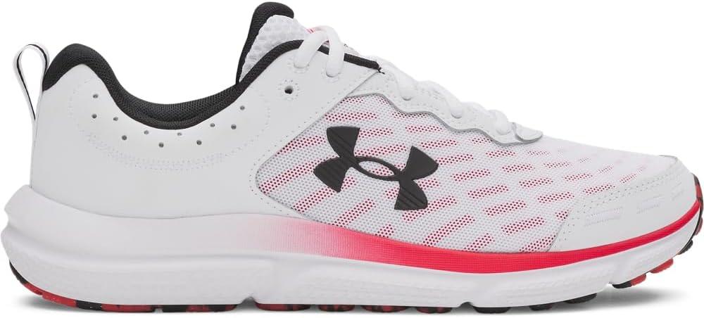 imageUnder Armour Mens Charged Assert 10 Shoes111 WhiteRacer RedBlack