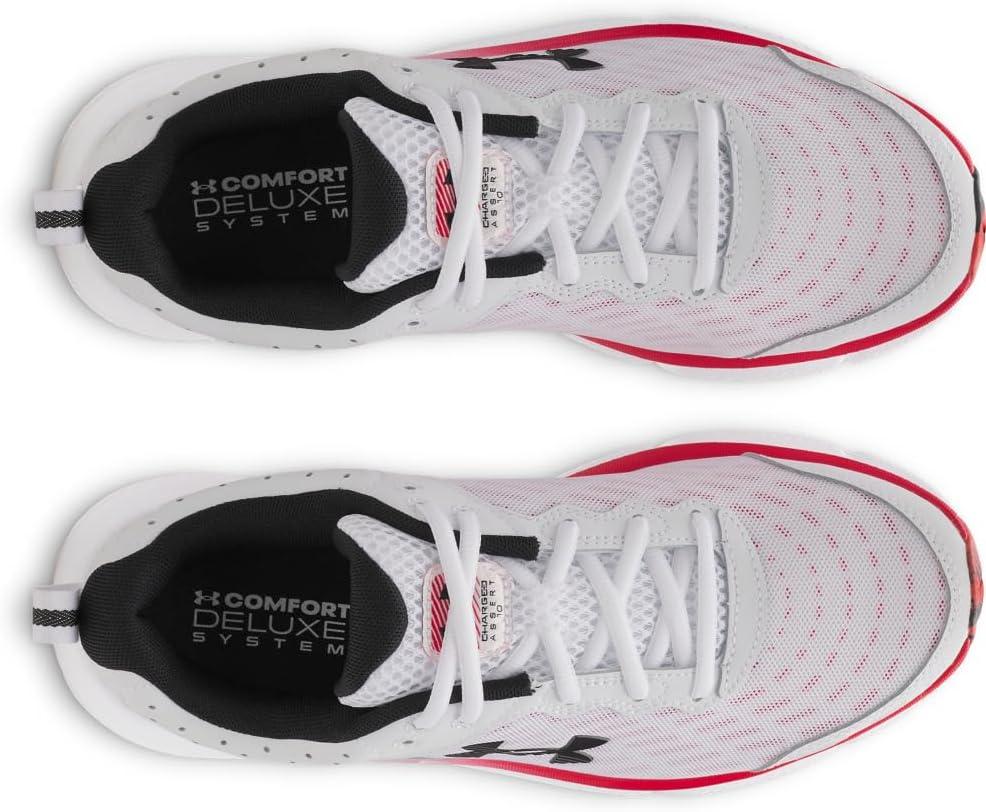 imageUnder Armour Mens Charged Assert 10 Shoes111 WhiteRacer RedBlack