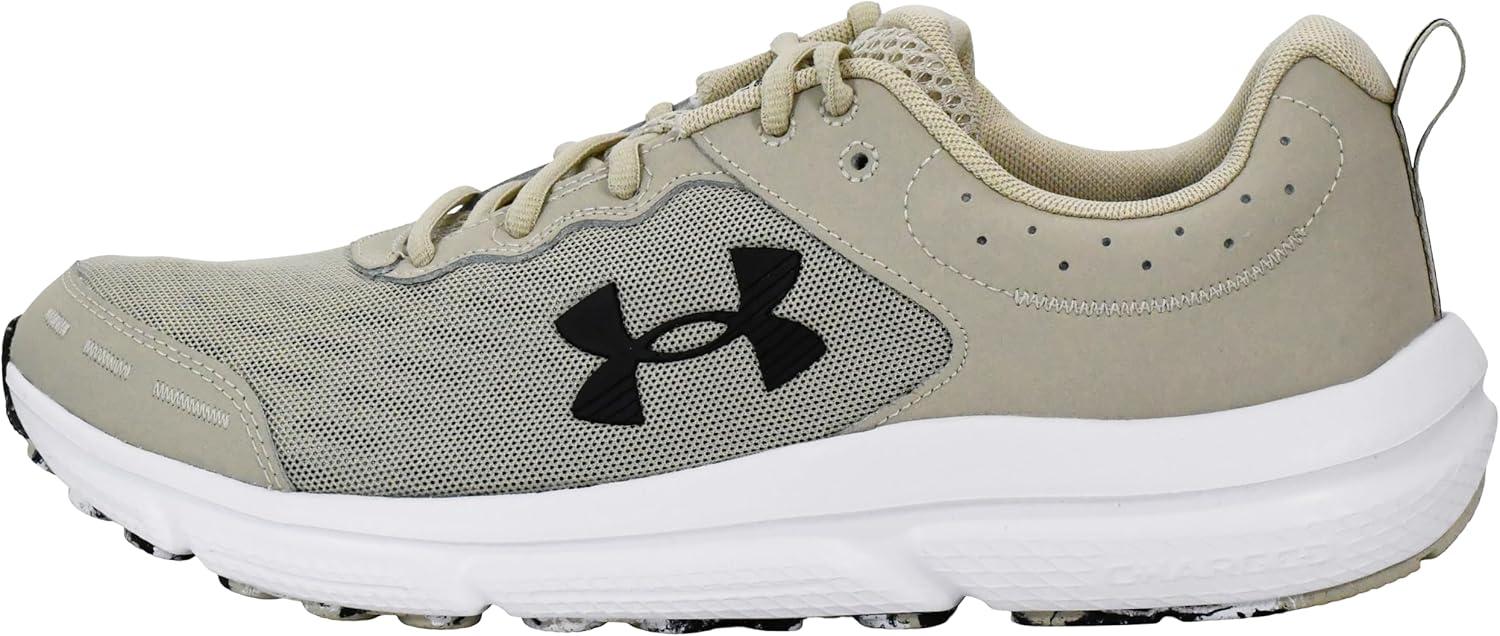 imageUnder Armour Mens Charged Assert 10 Shoes289 Khaki BaseKhaki BaseBlack