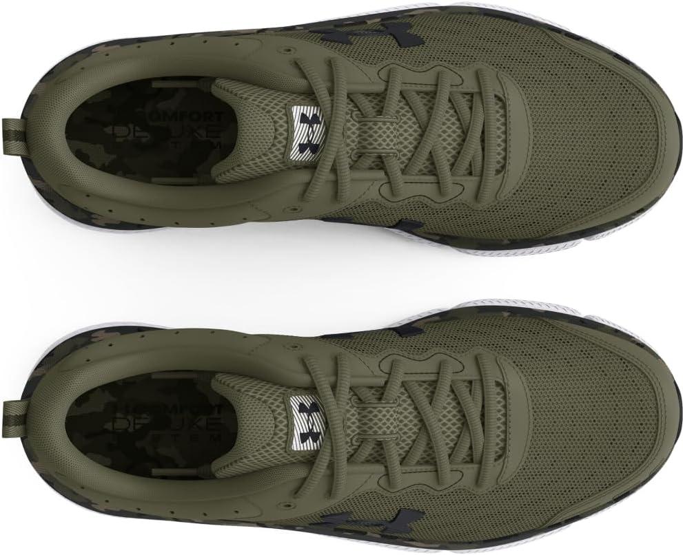 imageUnder Armour Mens Charged Assert 10 Shoes300 Marine Od GreenMarine Od GreenBlack