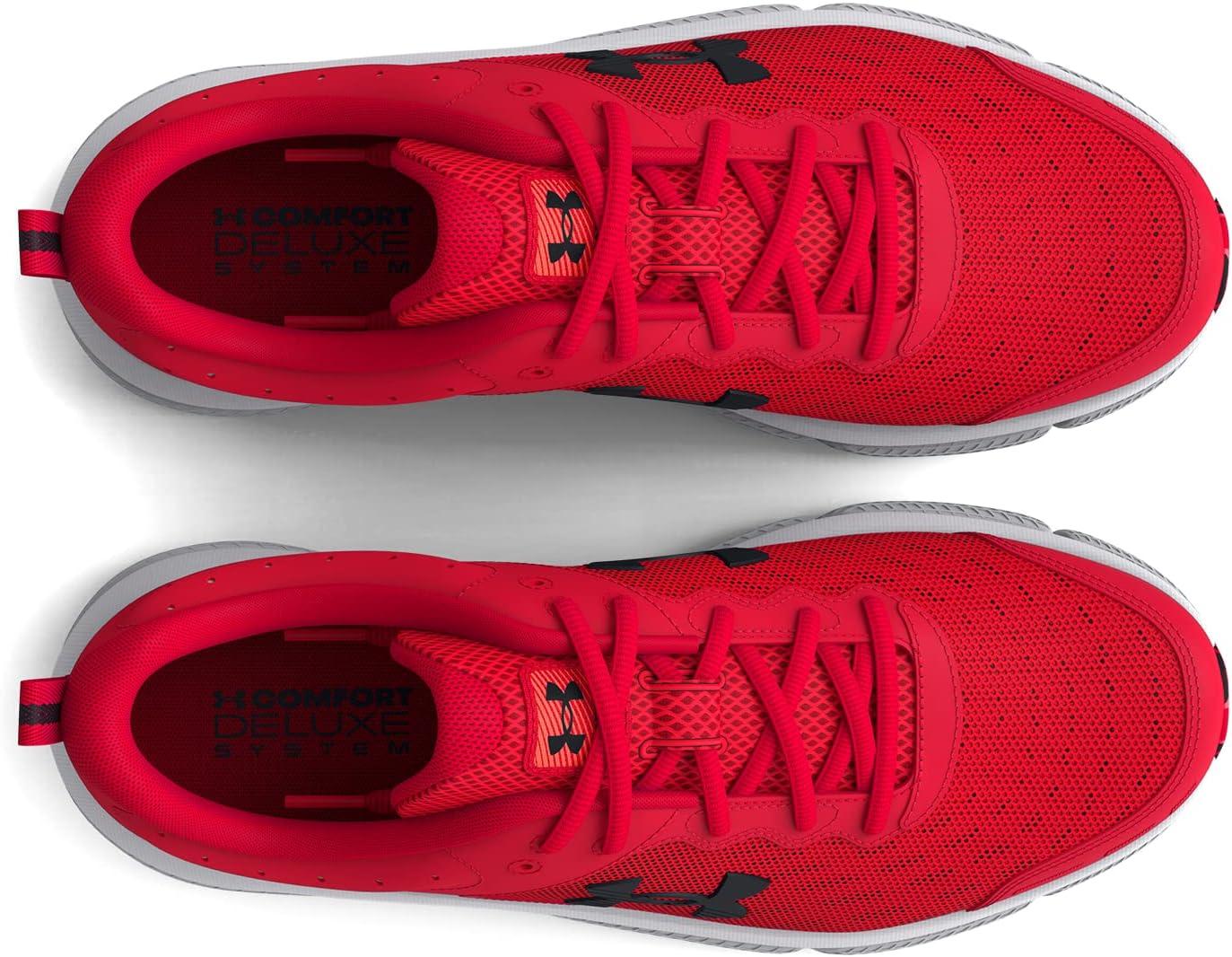 imageUnder Armour Mens Charged Assert 10 Shoes600 RedRedBlack