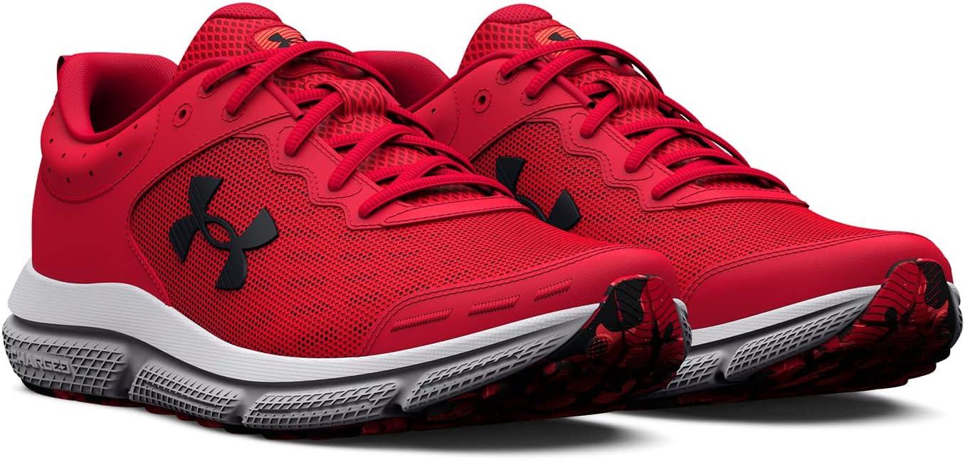 imageUnder Armour Mens Charged Assert 10 Shoes600 RedRedBlack