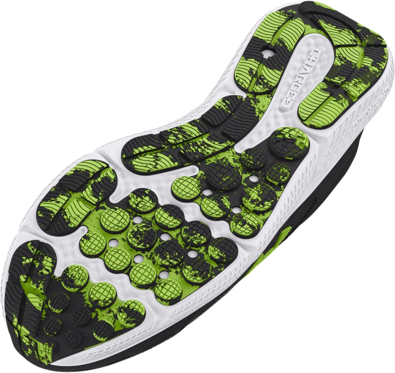 imageUnder Armour Mens Charged Assert 10 ShoesAnthraciteAnthraciteMorph Green