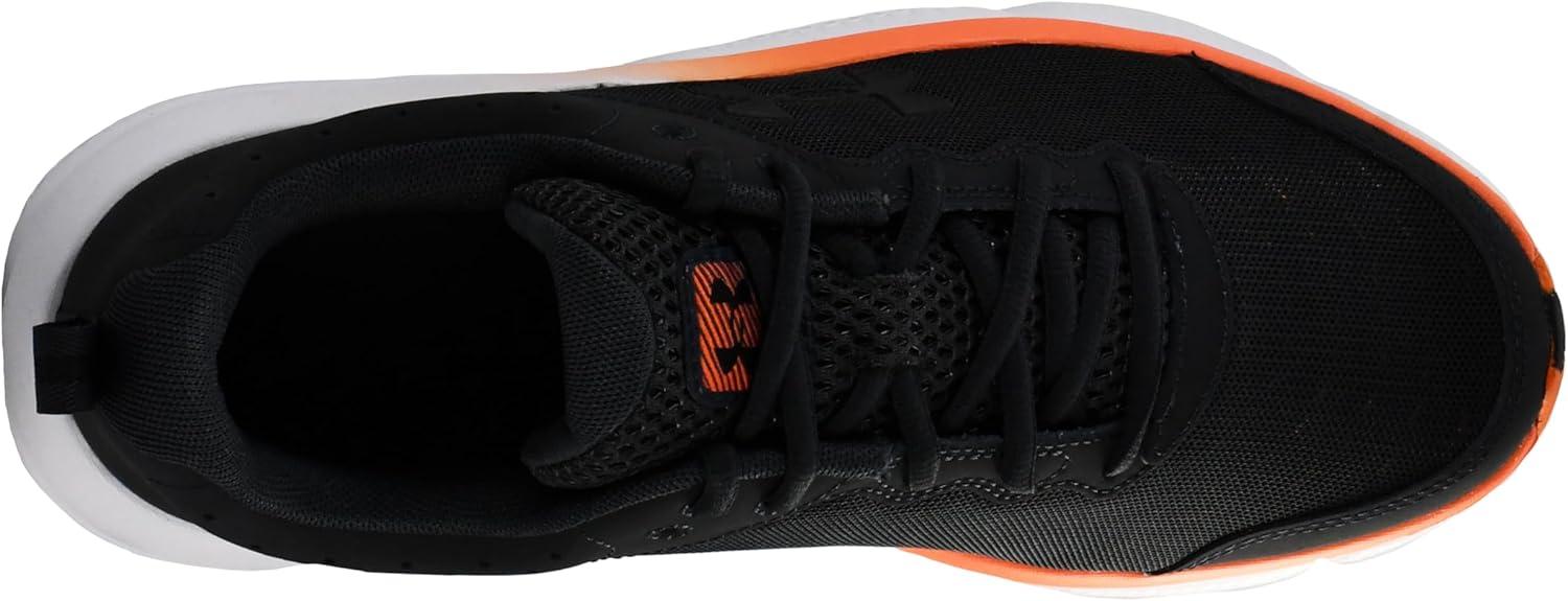imageUnder Armour Mens Charged Assert 10 ShoesAnthraciteTeam OrangeBlack