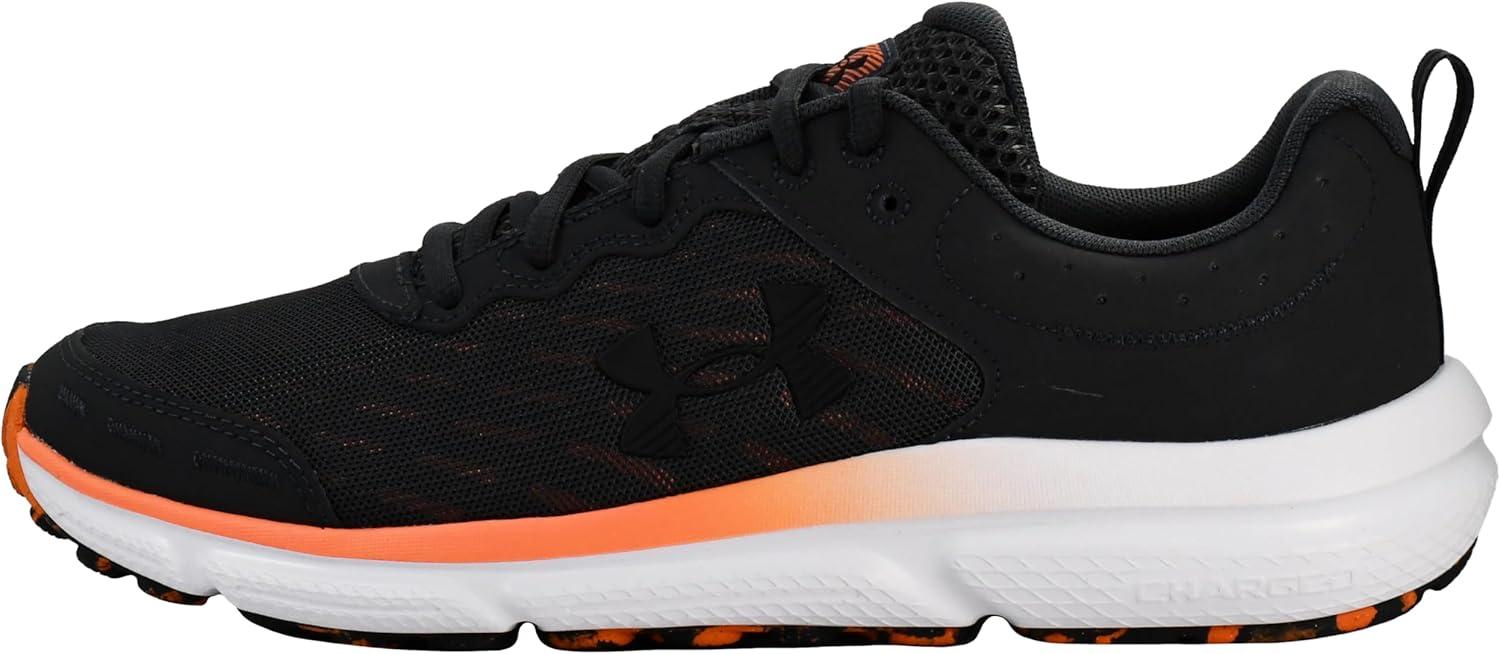 imageUnder Armour Mens Charged Assert 10 ShoesAnthraciteTeam OrangeBlack