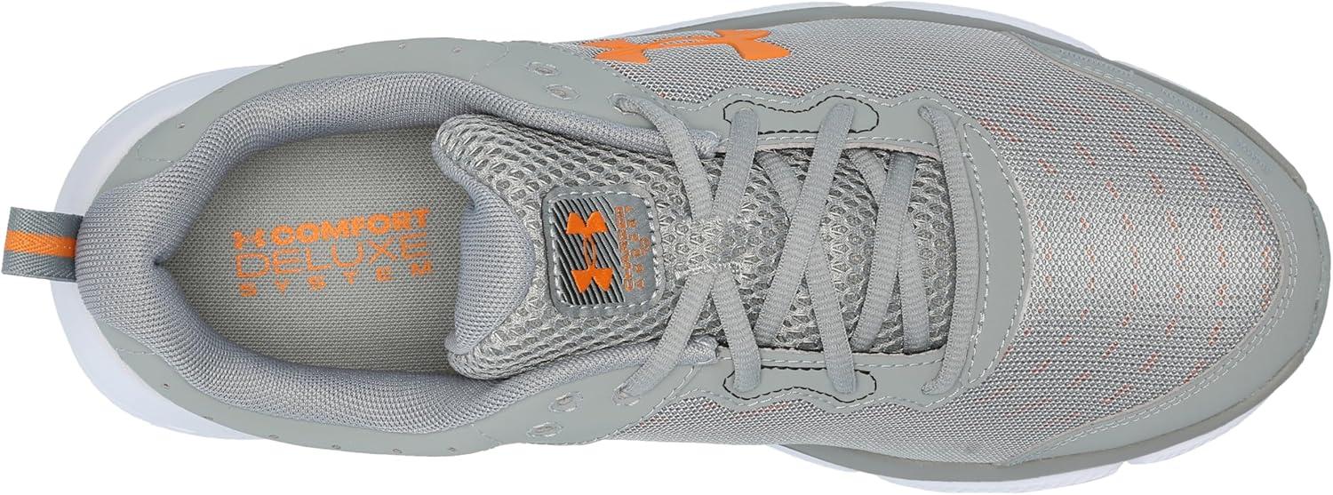 imageUnder Armour Mens Charged Assert 10 ShoesMod GrayMod GrayGreen Sheen