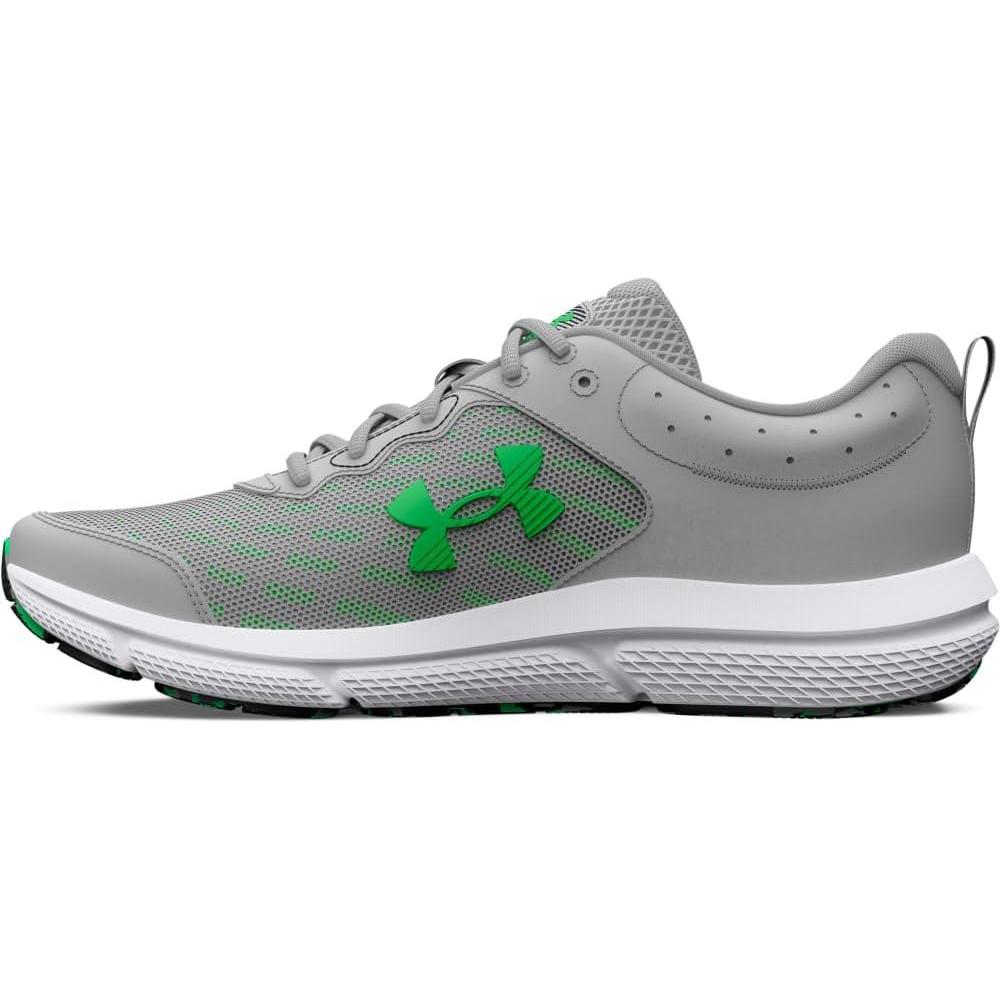 imageUnder Armour Mens Charged Assert 10 Shoes103 Mod GrayMod GrayGreen Screen