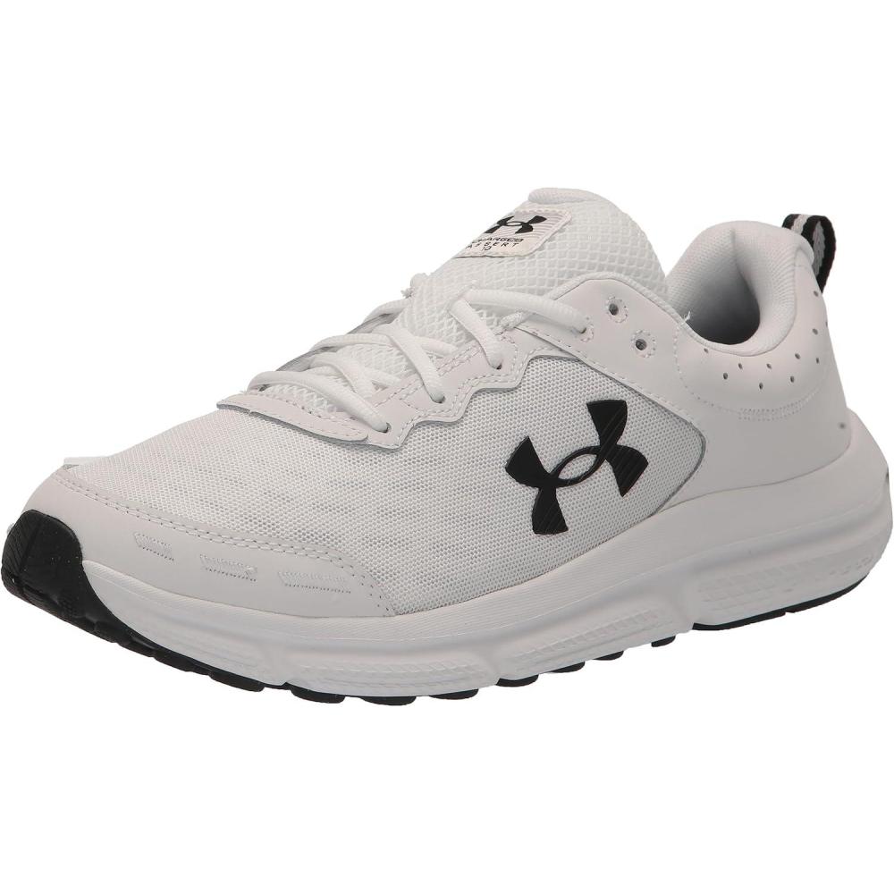imageUnder Armour Mens Charged Assert 10 Shoes104 WhiteBlackBiancoNero