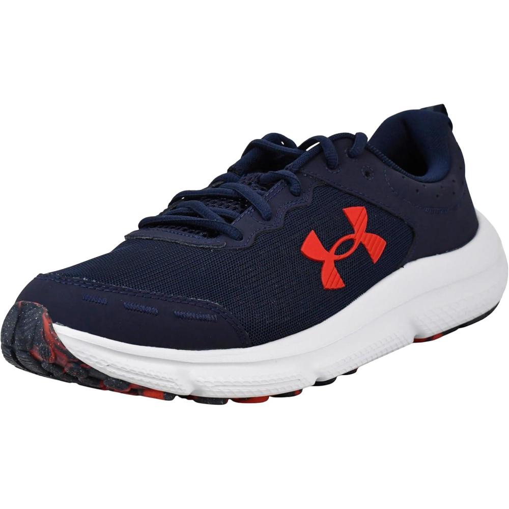 imageUnder Armour Mens Charged Assert 10 Shoes410 Midnight NavyMidnight NavyRed