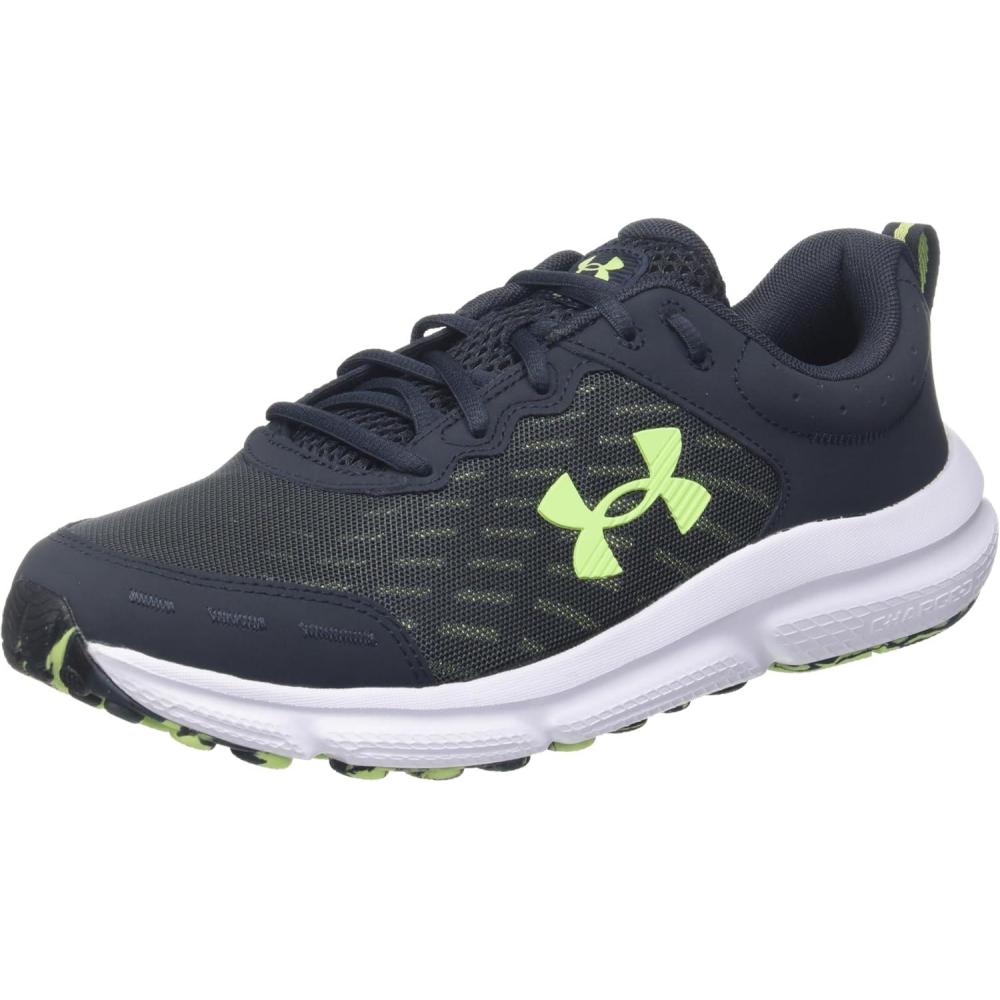 imageUnder Armour Mens Charged Assert 10 ShoesAnthraciteAnthraciteMorph Green