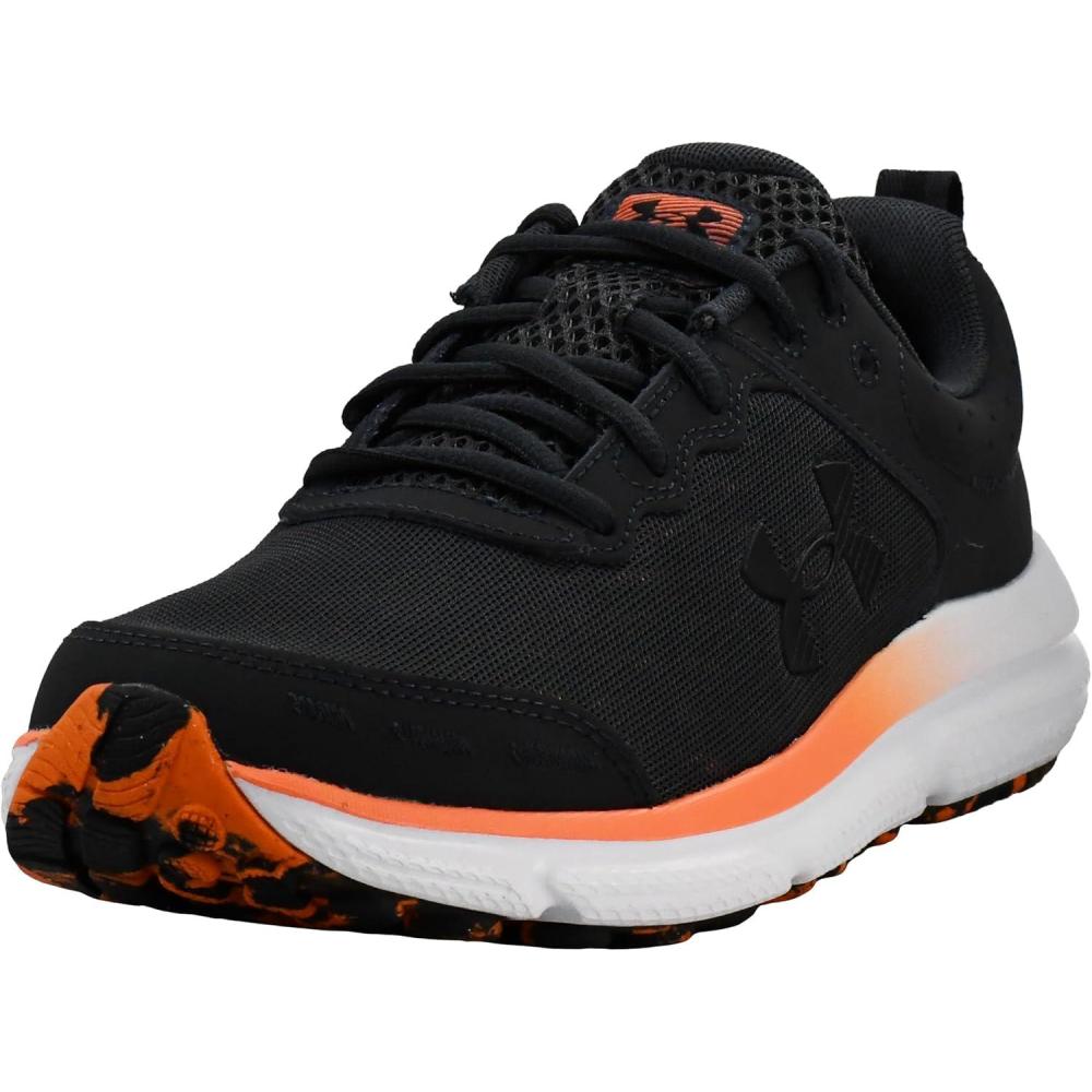 imageUnder Armour Mens Charged Assert 10 ShoesAnthraciteTeam OrangeBlack