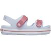 Crocs Kids’ Crocband Cruiser Sandals(Bijou Blue/Light Grey)