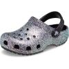 Crocs Kids’ Classic Glitter Clog(Black/Multi)