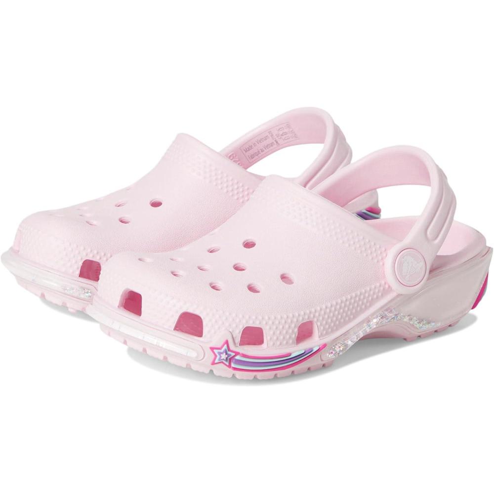 imageCrocs UnisexChild Classic Graphic ClogPink Milk 1