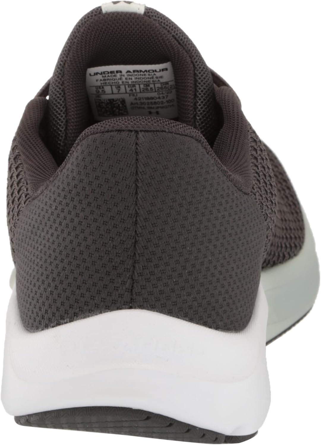 imageUnder Armour Womens Charged Pursuit 3Running Shoe100 Jet GrayJet GrayIllusion Green