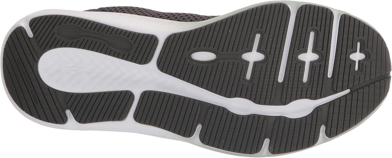 imageUnder Armour Womens Charged Pursuit 3Running Shoe100 Jet GrayJet GrayIllusion Green