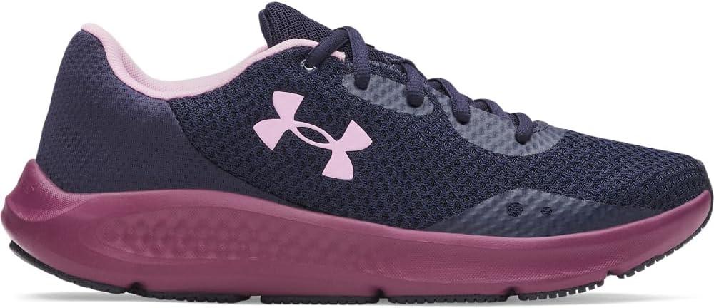 imageUnder Armour Womens Charged Pursuit 3Running Shoe410 Midnight NavyPurple GeminiStellar Pink