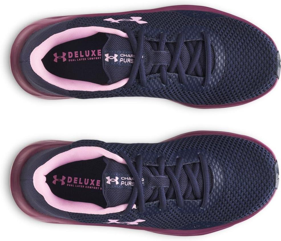 imageUnder Armour Womens Charged Pursuit 3Running Shoe410 Midnight NavyPurple GeminiStellar Pink