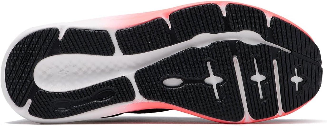 imageUnder Armour Womens Charged Pursuit 3Running ShoeBlackPink ShockRetro Purple