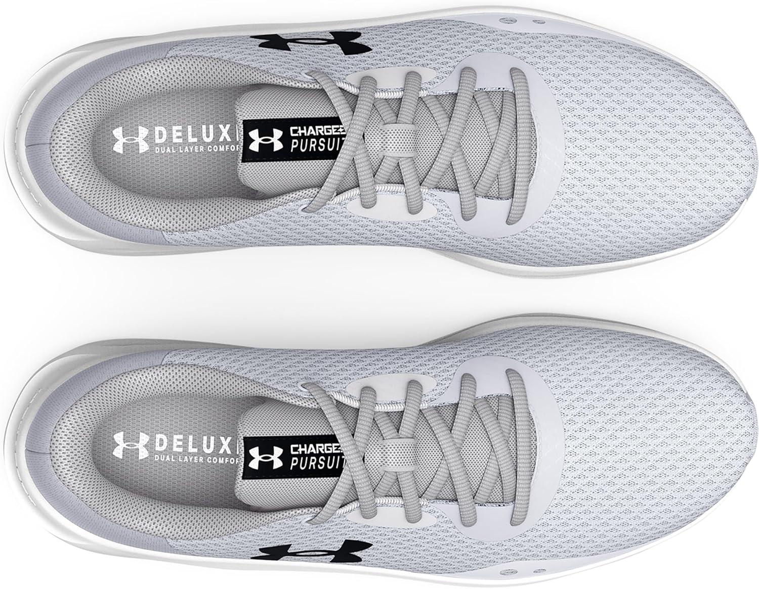imageUnder Armour Womens Charged Pursuit 3Running ShoeHalo Gray 101Black
