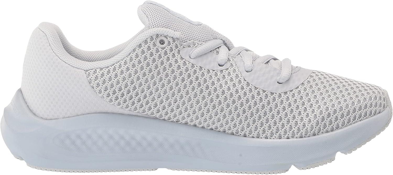 imageUnder Armour Womens Charged Pursuit 3Running ShoeHalo Gray 107Breaker Blue