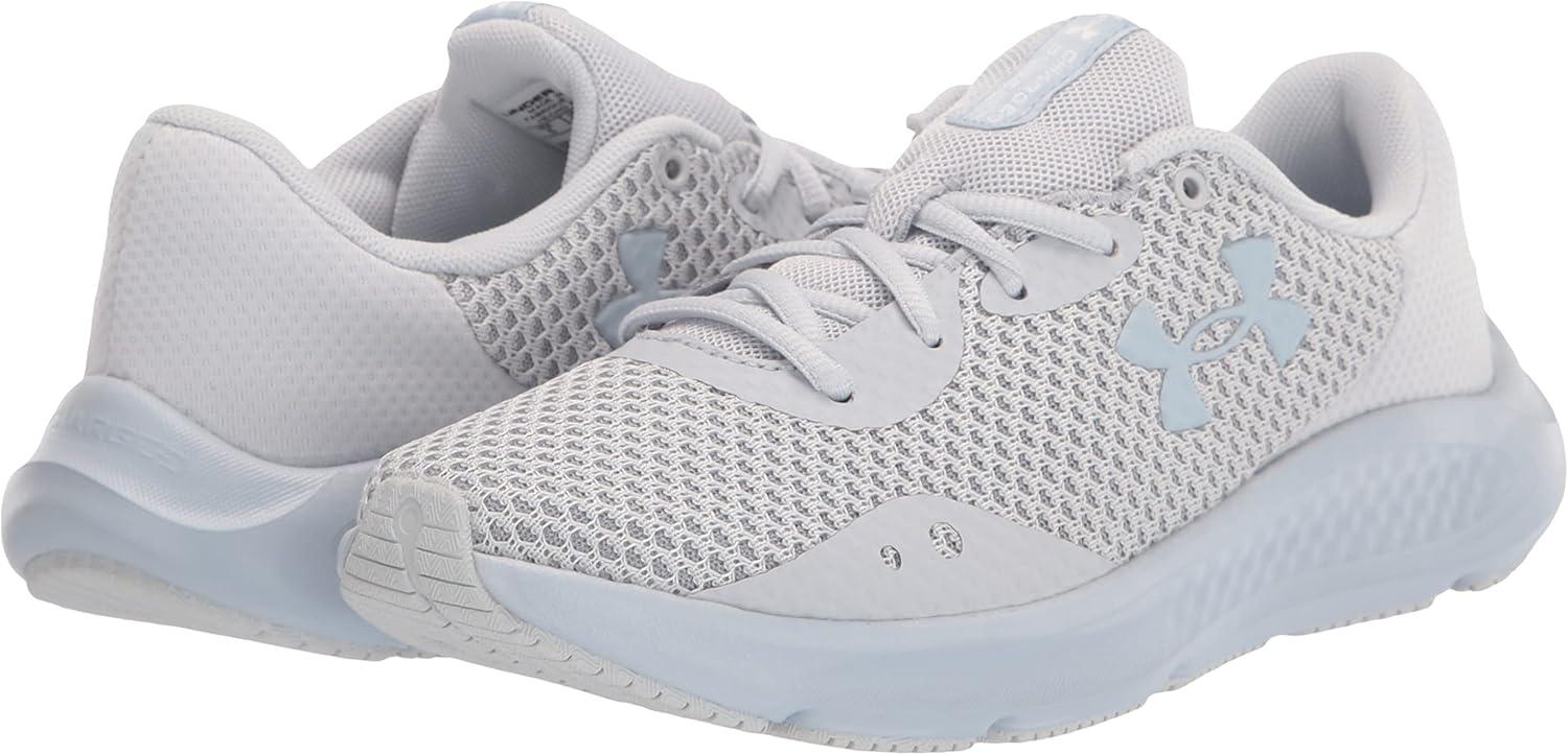 imageUnder Armour Womens Charged Pursuit 3Running ShoeHalo Gray 107Breaker Blue