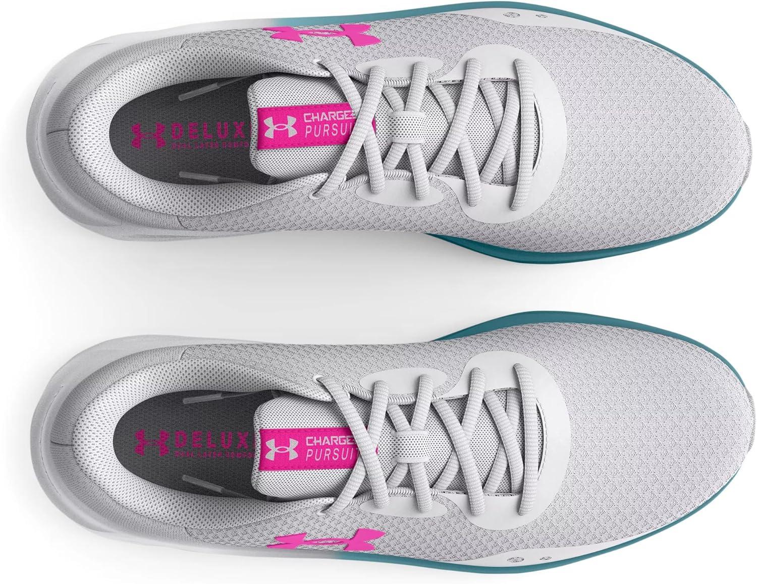 imageUnder Armour Womens Charged Pursuit 3Running ShoeHalo GrayHalo GrayRebel Pink