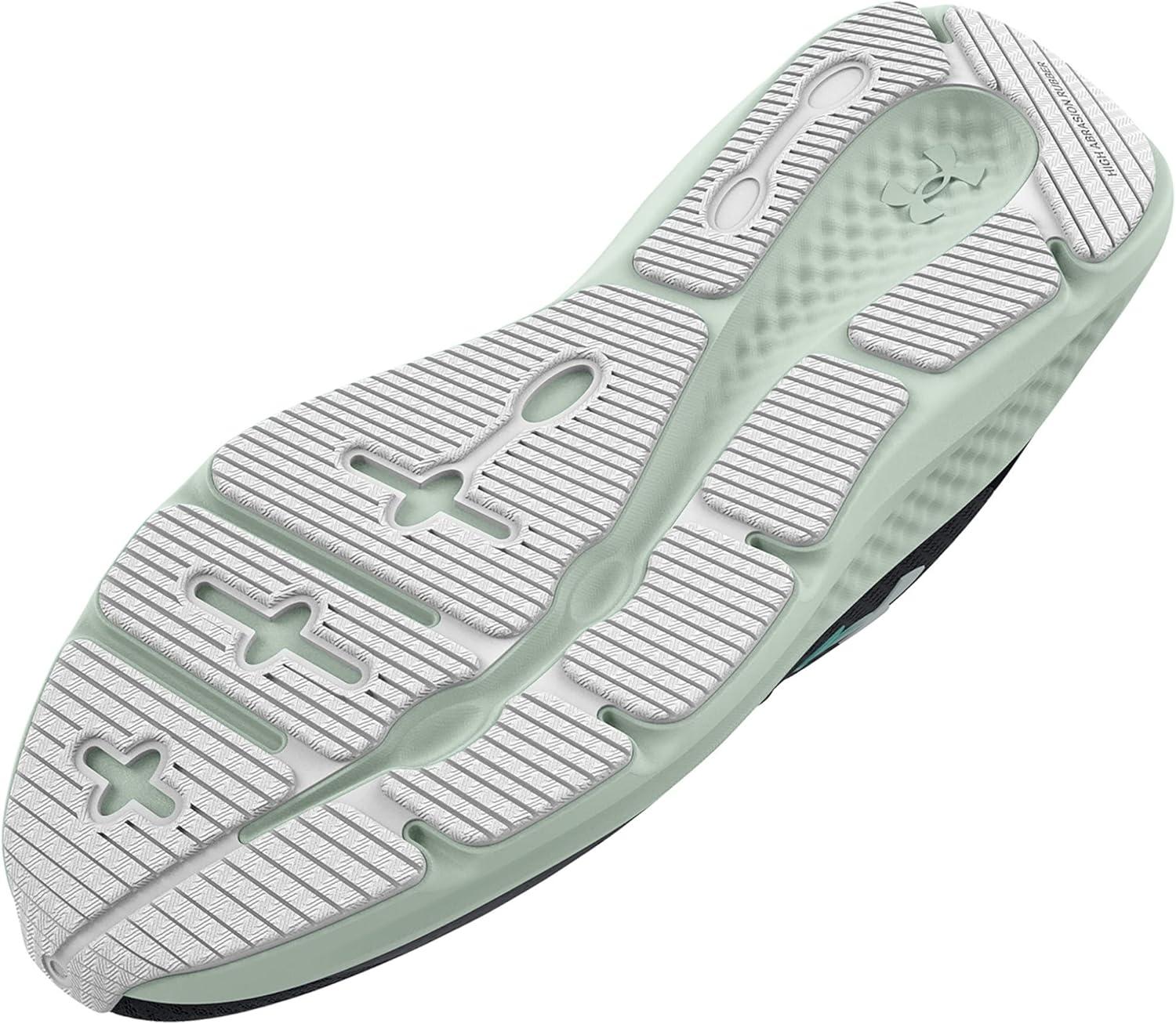 imageUnder Armour Womens Charged Pursuit 3Running ShoeJet Gray 105Sea Mist