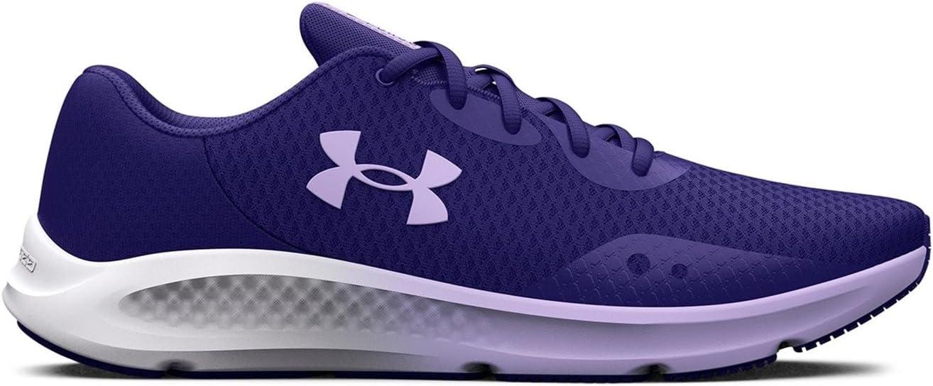 imageUnder Armour Womens Charged Pursuit 3Running ShoeSonar BlueSonar BlueNebula Purple