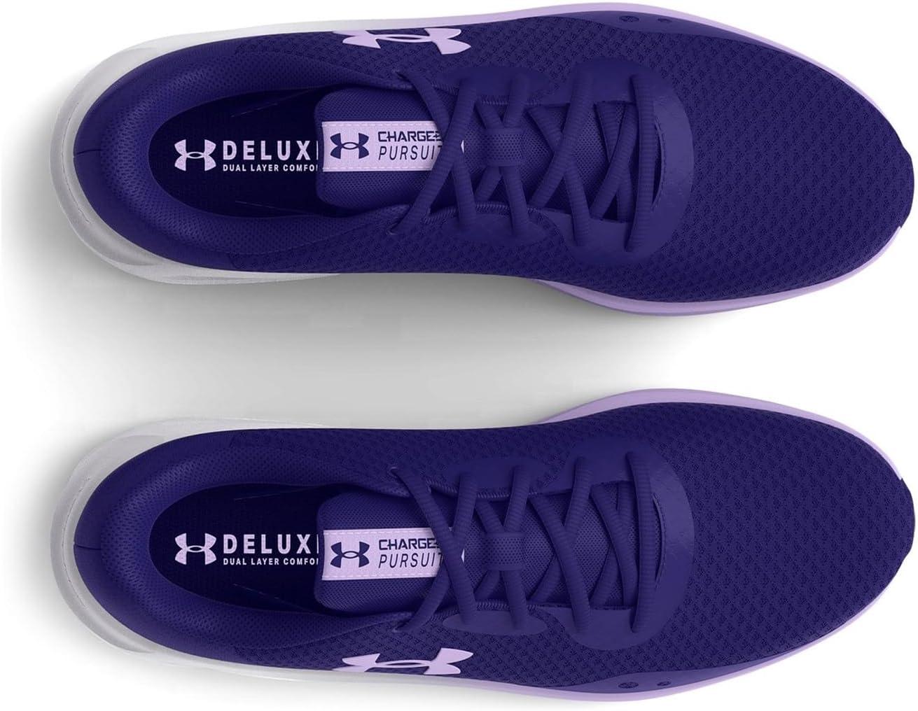imageUnder Armour Womens Charged Pursuit 3Running ShoeSonar BlueSonar BlueNebula Purple